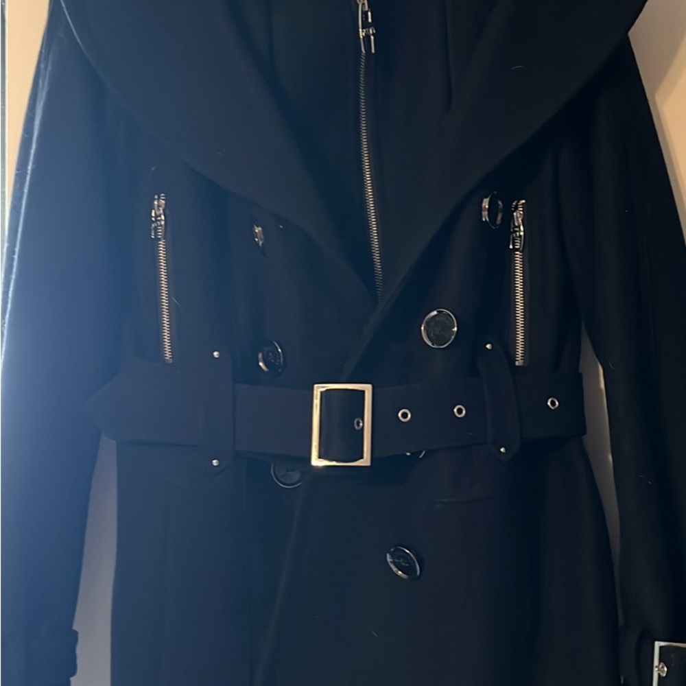 Miss Sixty Black Pea Coat